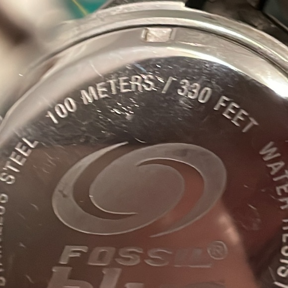 Fossil Blue 3-Hand Date Stainless Steel Men’s Watch - Picture 12 of 12